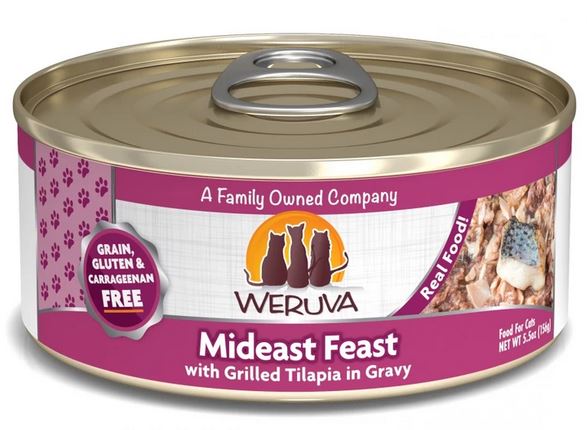 Mideast Feast with Grilled Tilapia by Weruva - Click Image to Close